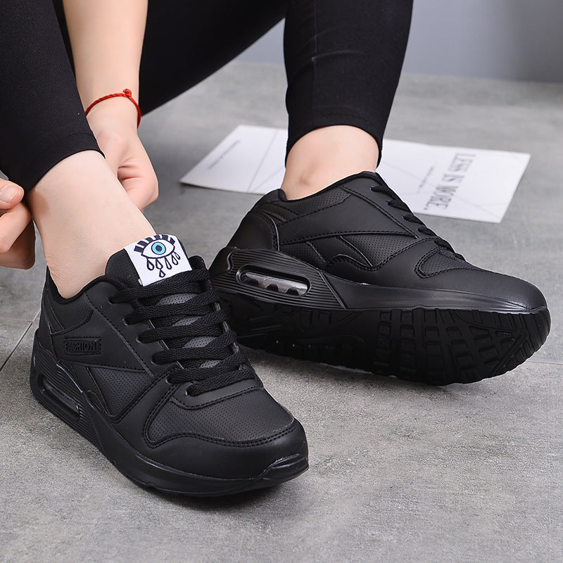Women Soft Platform Sneakers Green Black Pink Breathable Air Cushion Casual Sports Women Trainers Fashion Lightweight Tennis Sport Walking Athletic Casual Footwear Sneakers 6