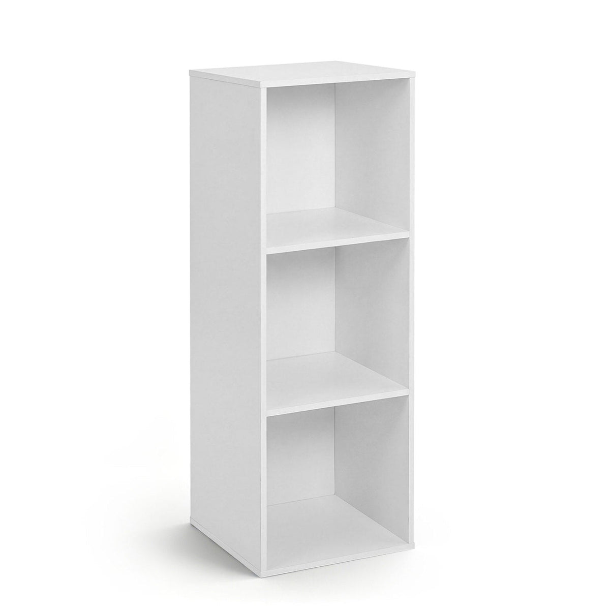 3-Cube Bookcase with Anti-Tipping Kits - White 3