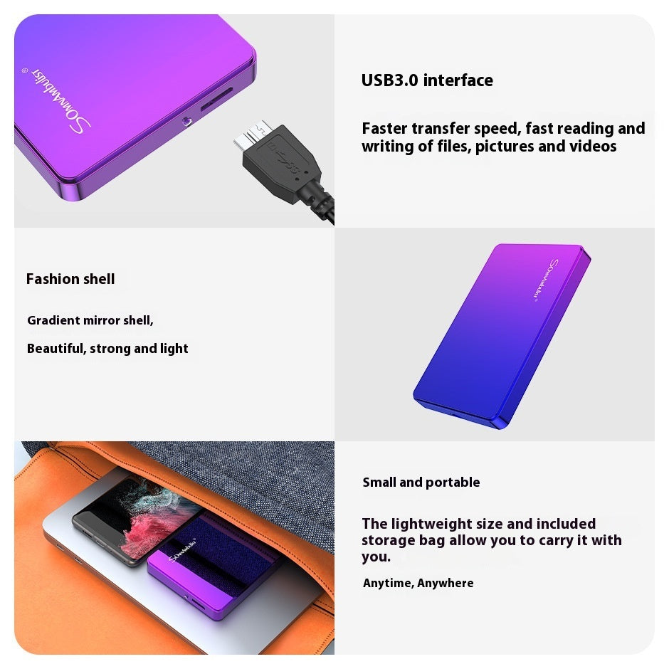 Mobile Hard Disk External Large Capacity 1T 2