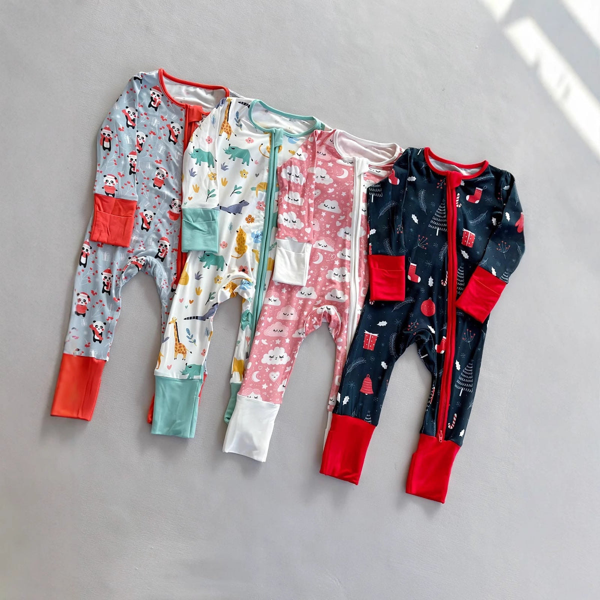 Bamboo Fiber Onesie European And American Style For Infants And Toddlers 1