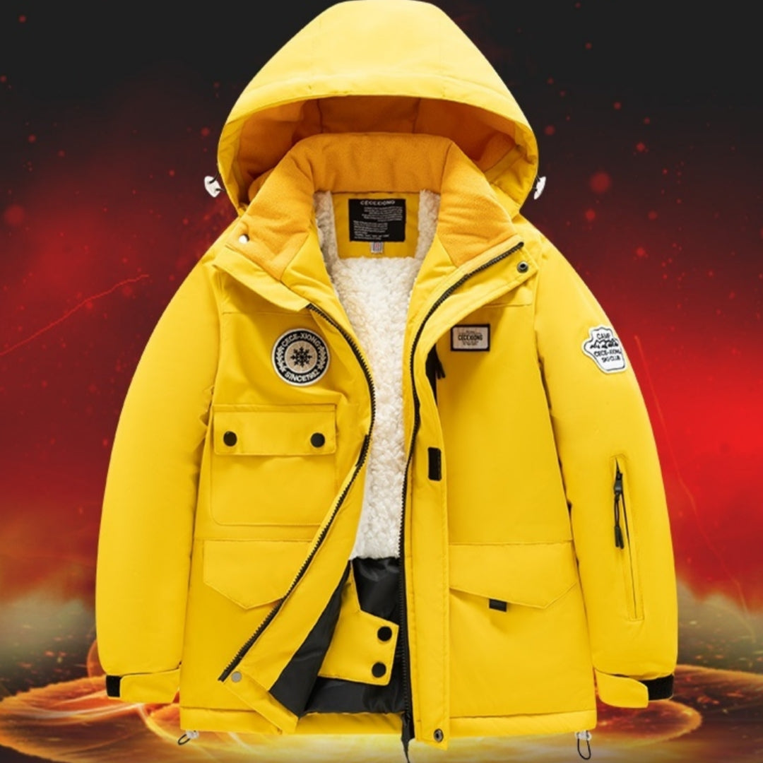 Childrens Outdoor Ski Suit Thickened Waterproof And Windproof 1