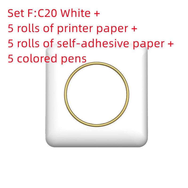 Mini Label Thermal Printer Small Bluetooth Wireless 15