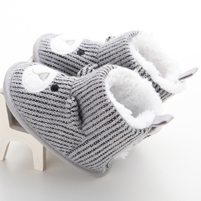 Wholesale autumn winter new bear knitting plus baby shoes, toddler shoes, baby shoes, boots 1734 6