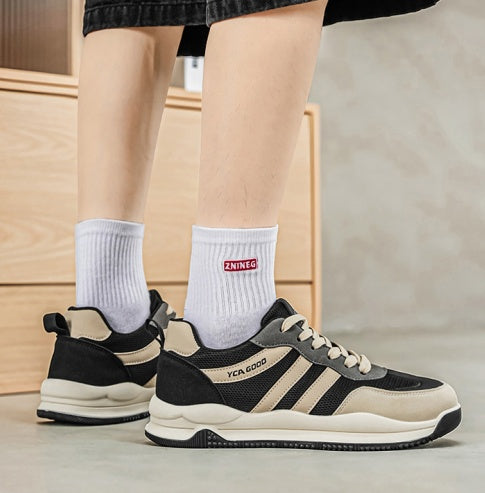 Men's Wide Toe Cortez-style Sneakers, Extra Wide Shoes For Wide Feet & High Instep, Soft Mesh Casual Trainers 4