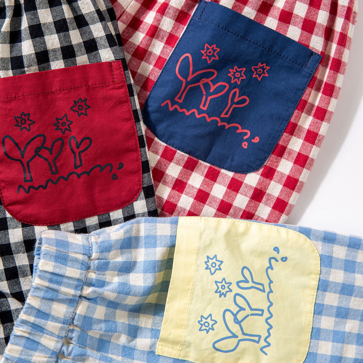 Spring New Arrival Childrens Casual Plaid Pants Fresh And Relaxed Style 4