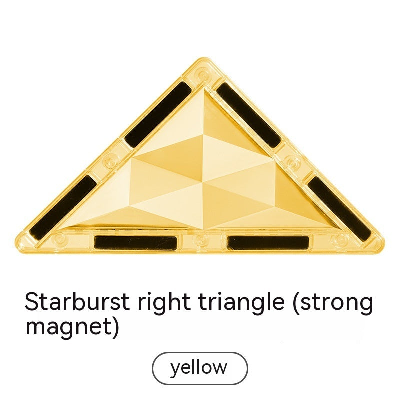 Color Window Asterism Magnetic Building Blocks Assembly 16