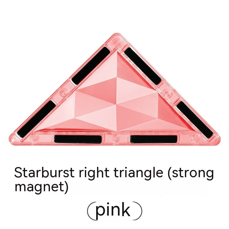 Color Window Asterism Magnetic Building Blocks Assembly 14