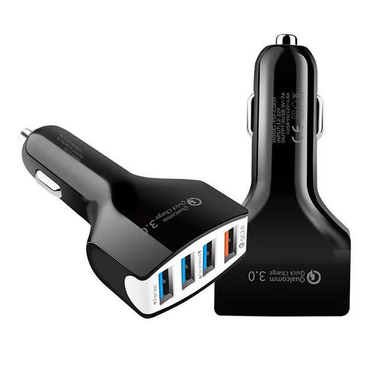 Car Car Mobile Phone Charger Car Charger Cigarette Lighter One For Four 3