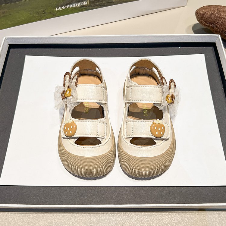 Girl Baby Cute Pendant Sandals Summer New Children's Princess Shoes Baotou Little Girl Soft Soled Shoes 7