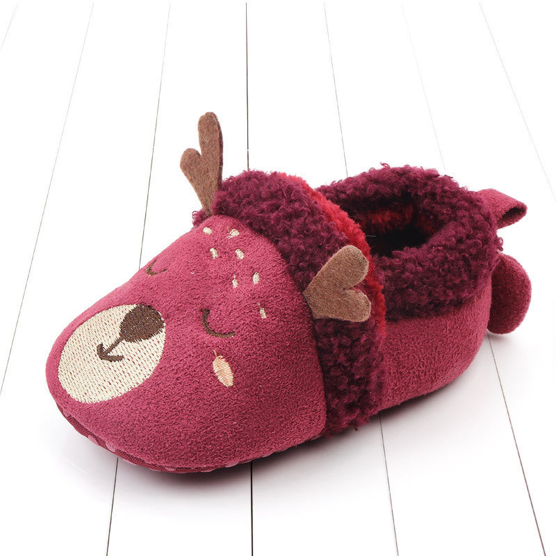 Baby Shoes Adorable Infant Slippers Toddler Baby Boy Girl Knit Crib Shoes 5