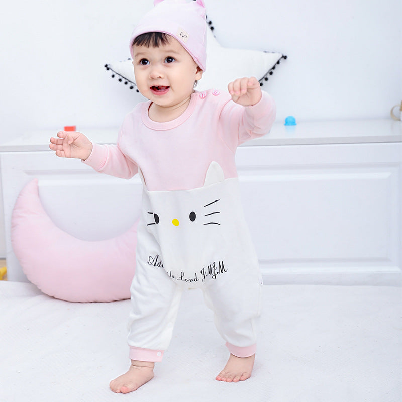 Baby Children's Cotton Floral Jumpsuit 4