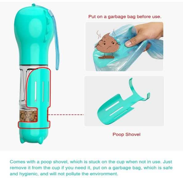 4-in-1 Portable Dog Water Bottle Dispenser 15