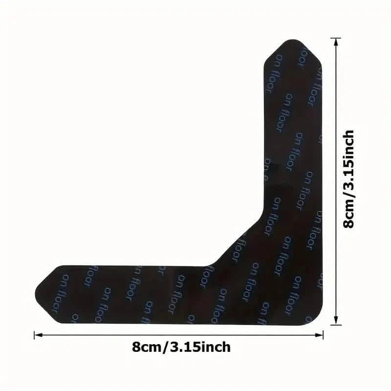 4-Pack: Reusable Non-Slip Carpet Rug Stickers 10