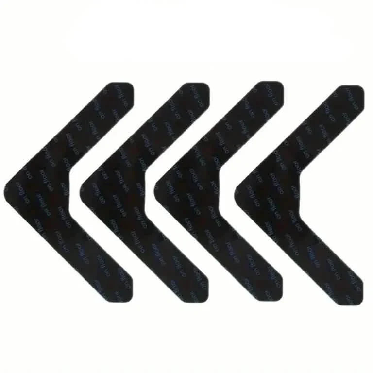 4-Pack: Reusable Non-Slip Carpet Rug Stickers 2
