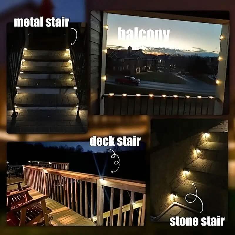 4-Pack: Solar Outdoor Garden Deck Lights 7