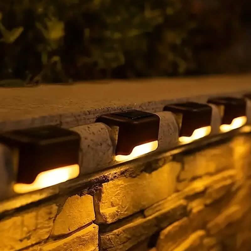 4-Pack: Solar Outdoor Garden Deck Lights 2