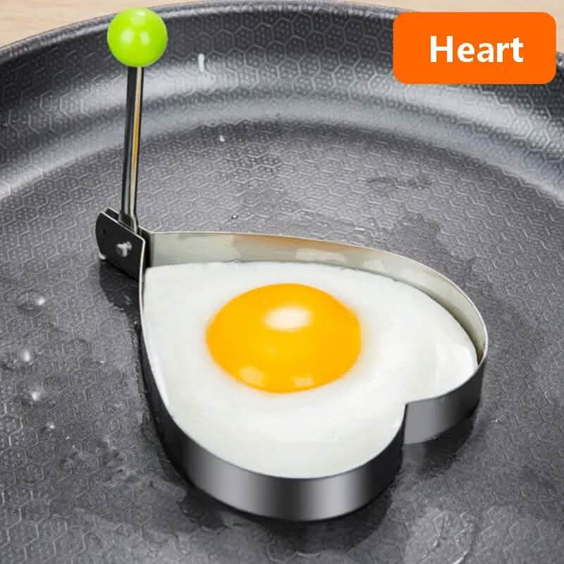 4-Piece Set: Stainless Steel Creative Egg Ring Molds 3