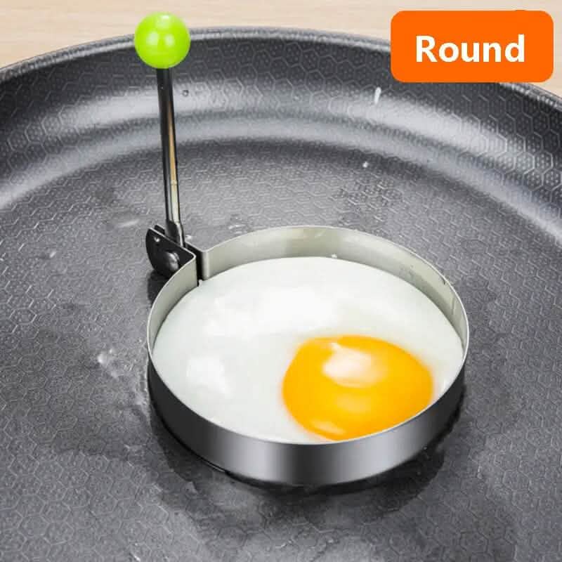 4-Piece Set: Stainless Steel Creative Egg Ring Molds 6