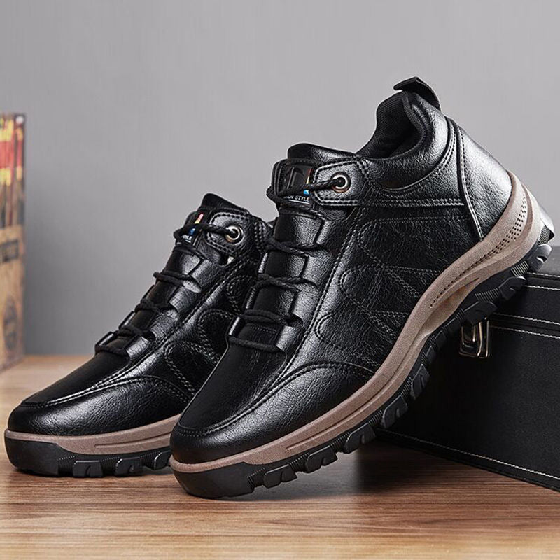 Casual Leather Shoes Simple Travel Outdoor Men's Shoes 1