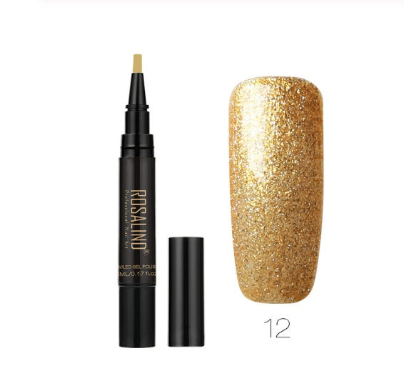 5ml Solid Color Nail Art Pen Nail Glue for Nail Art 35