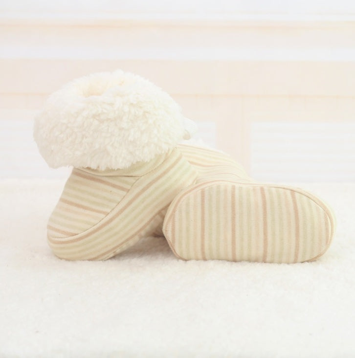 New style Baby Shoes Infant Soft Soled Footwear for Newborns Winter Toddler Keep Warm Print First Walkers Shoes for babies kids 5