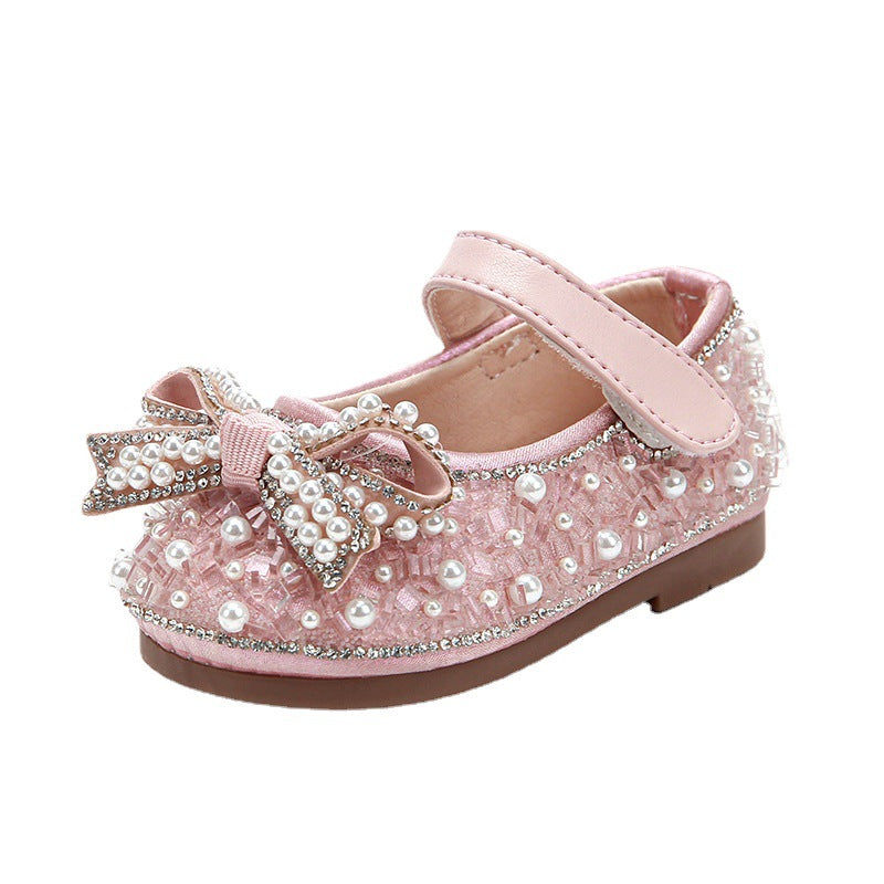 Spring And Autumn Girl's Nude Shoes Non-slip Soft Bottom Toddler 5