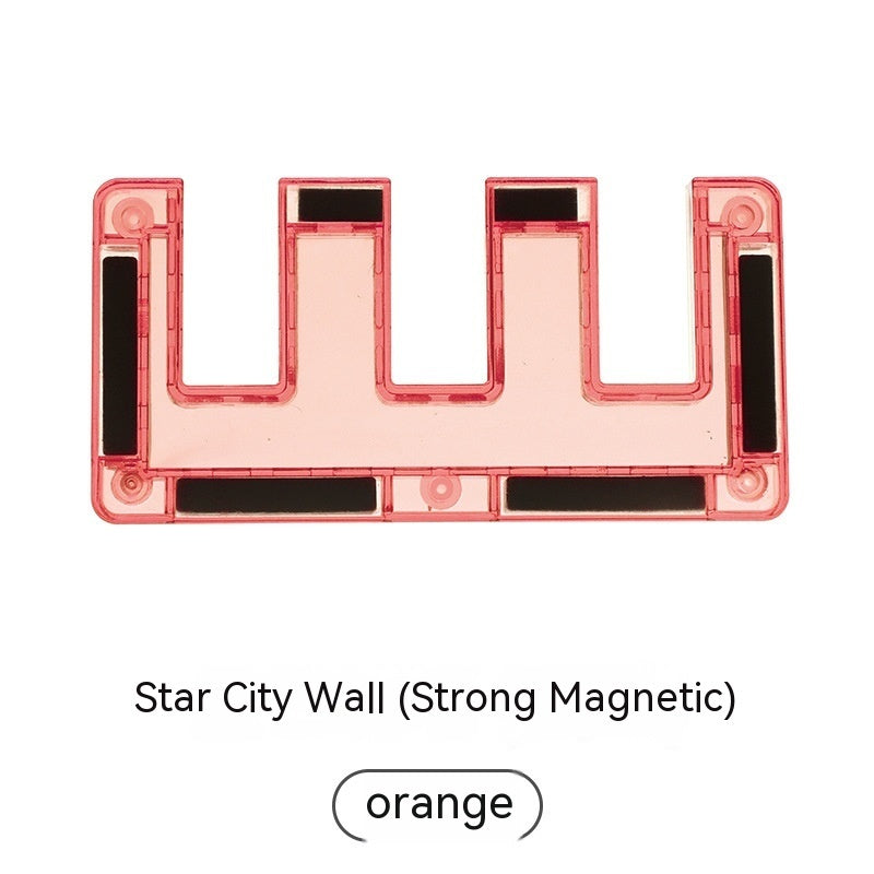 Color Window Asterism Magnetic Building Blocks Assembly 57