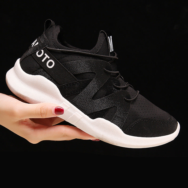 Sports Shoes Women's White Shoes Increased Breathable Casual Running Shoes 4