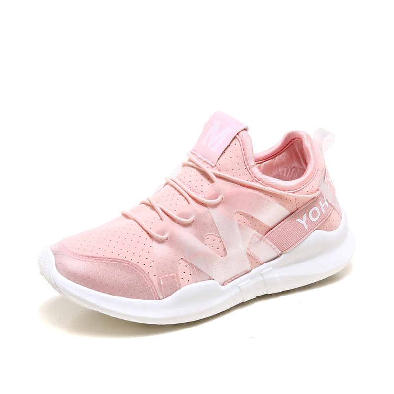 Sports Shoes Women's White Shoes Increased Breathable Casual Running Shoes 7