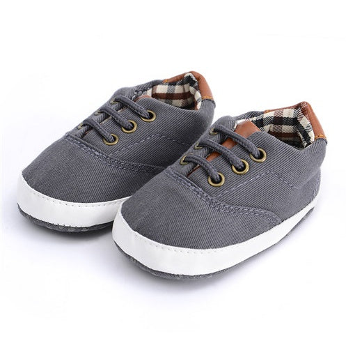 Solid color casual lace soft bottom baby canvas shoes baby shoes toddler shoes 6