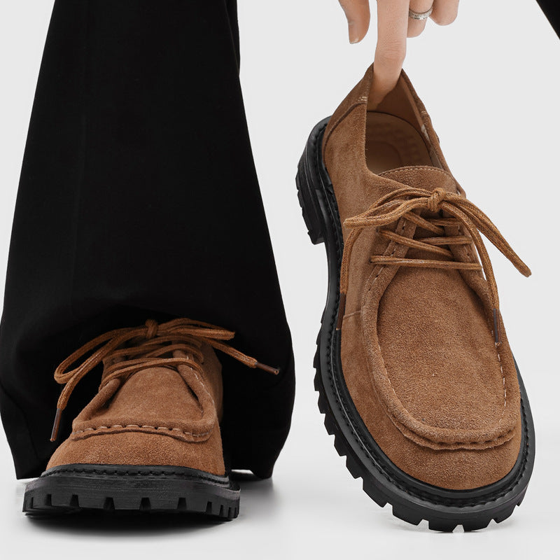 Retro Thick-soled Lace-up Casual Shoes 6