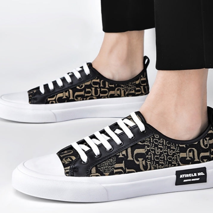 Versatile Personality-driven Casual Trendy Fashionable Skate Canvas Shoes 1