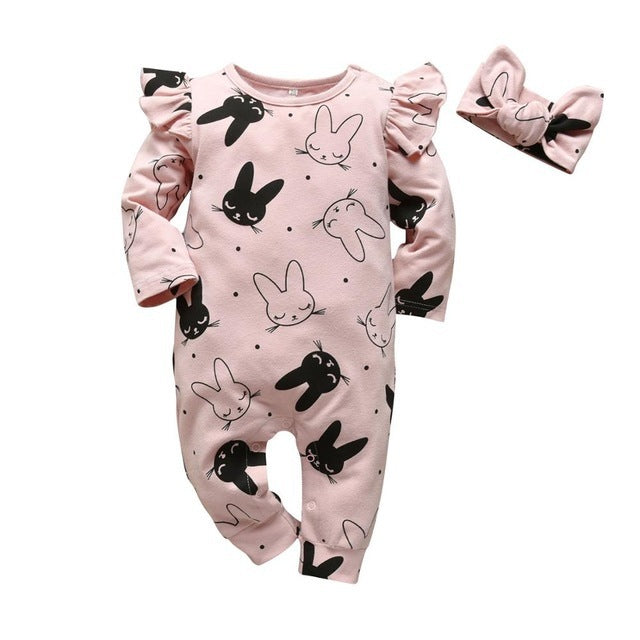 Baby print jumpsuit 1