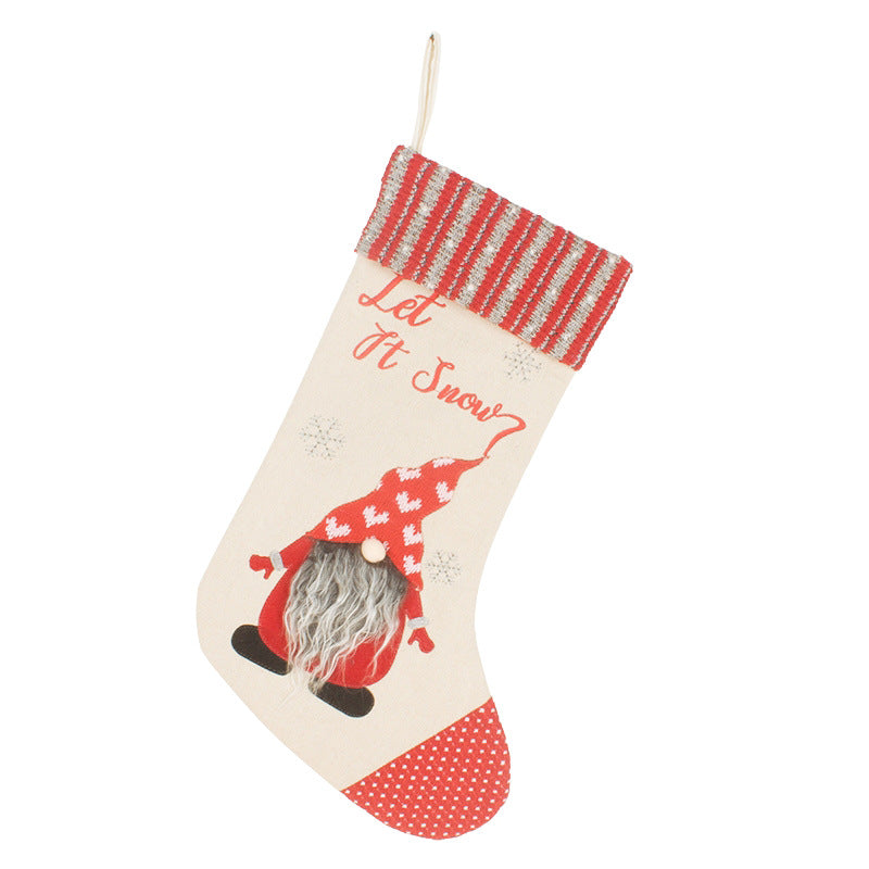Christmas Gift Candy Bag Christmas Pendant Large Christmas Socks Christmas Decoration 2