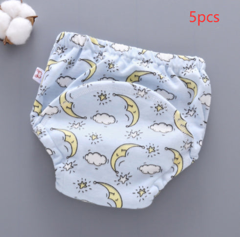 Baby Training Pants Washable 6-layer Gauze Diaper Cover 9