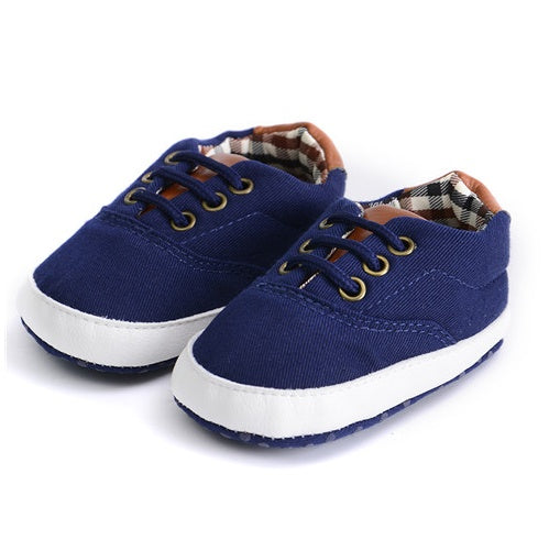 Solid color casual lace soft bottom baby canvas shoes baby shoes toddler shoes 5