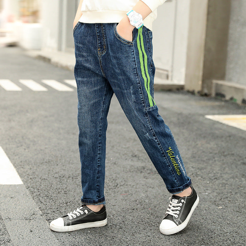 CUHK Kids' Fashion Straight Casual Pants 7