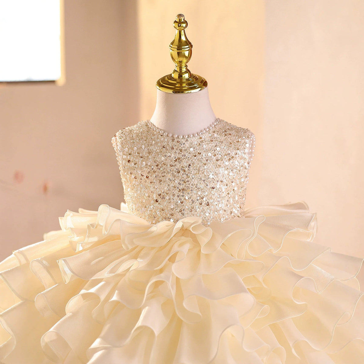 Light-luxury Flower Girl Dress For Performances Including Playing And Hosting Duties 3
