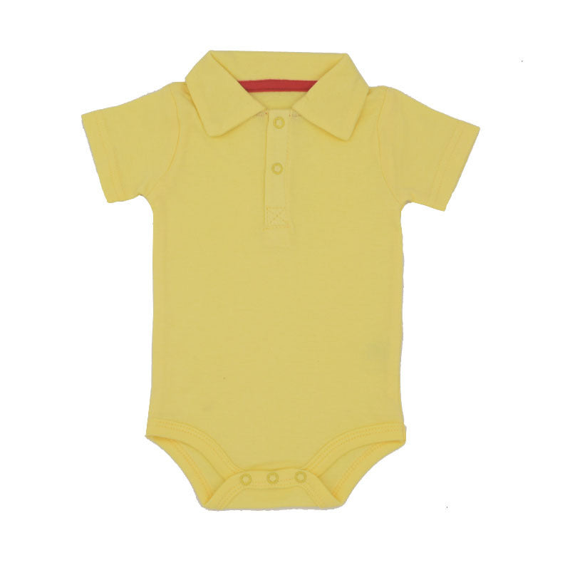 Lapel baby onesies 5