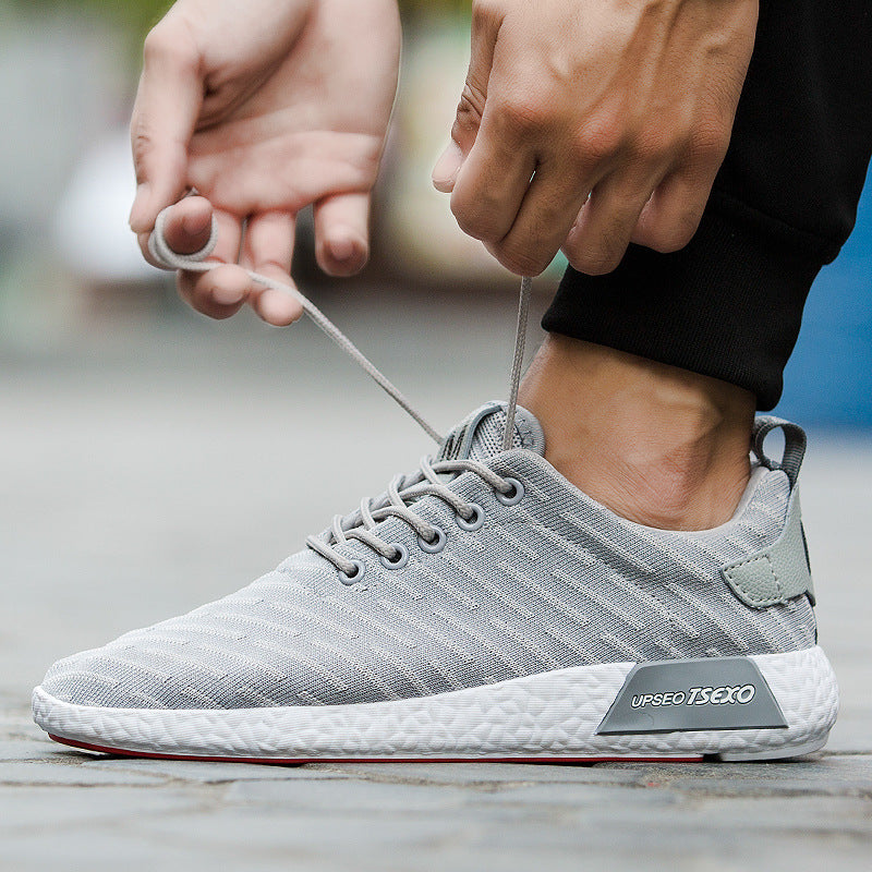 Spring and Autumn New Korean men's casual shoes men's shoes all-match tide running shoes lazy shoes 3