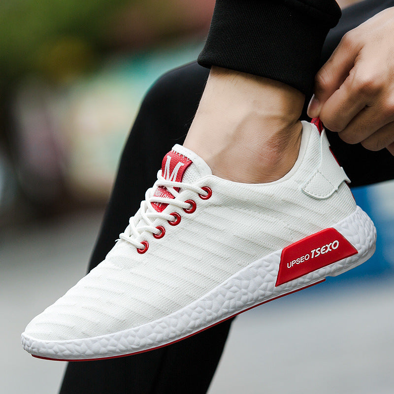 Spring and Autumn New Korean men's casual shoes men's shoes all-match tide running shoes lazy shoes 4