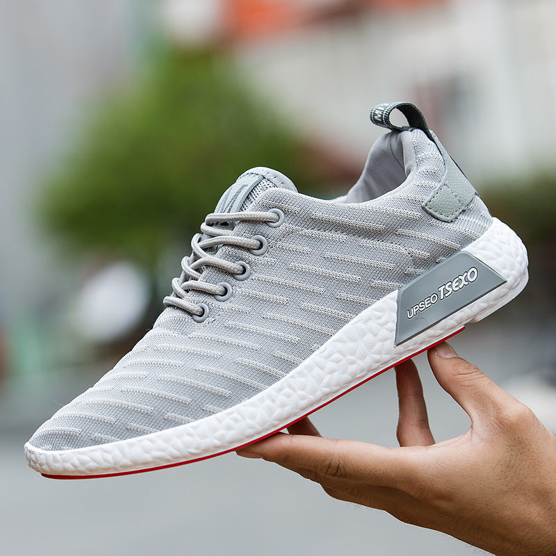 Spring and Autumn New Korean men's casual shoes men's shoes all-match tide running shoes lazy shoes 7