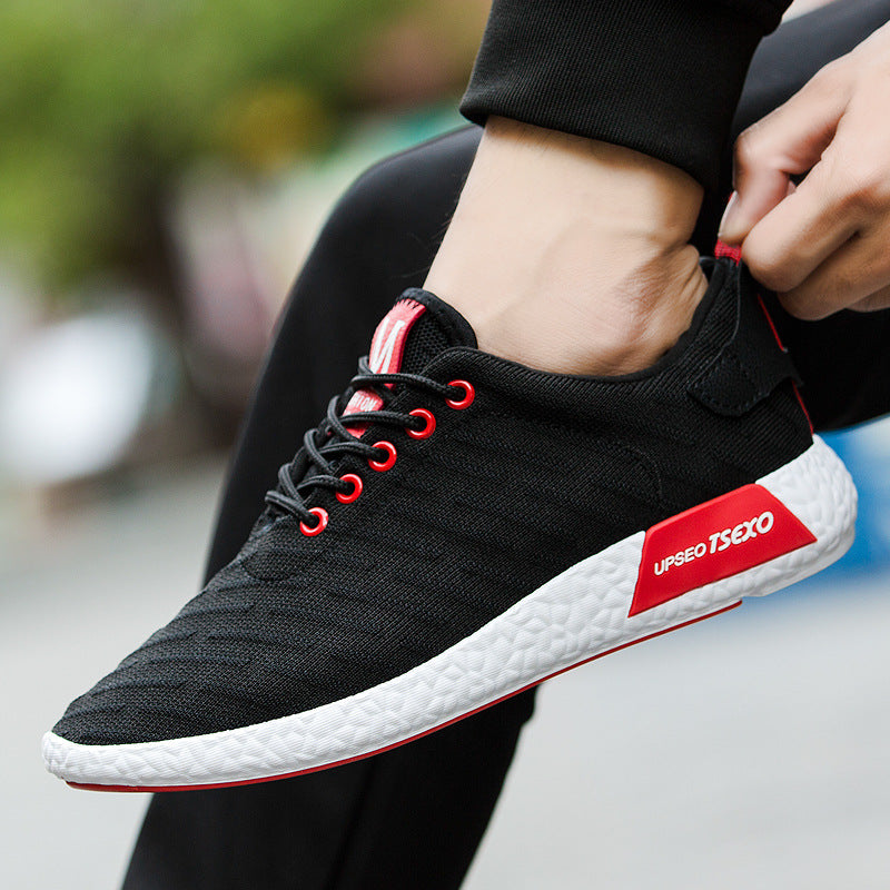 Spring and Autumn New Korean men's casual shoes men's shoes all-match tide running shoes lazy shoes 5