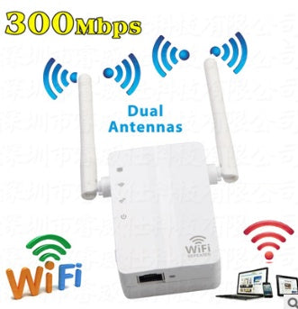 Manufacturers direct 300M WIFI signal amplifier, wireless router repeater small steamed bread Repeater 1