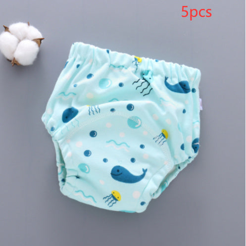 Baby Training Pants Washable 6-layer Gauze Diaper Cover 22