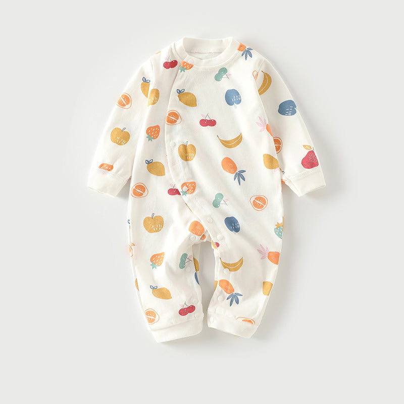 Autumn Thin Baby Pajamas And Baby Onesies 7
