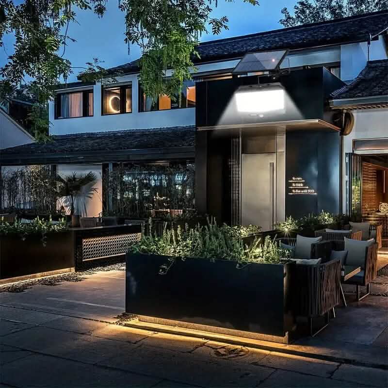 468 LED Solar Motion Sensor Security Outdoor Light 10