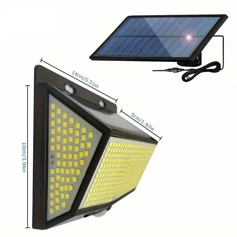 468 LED Solar Motion Sensor Security Outdoor Light 2
