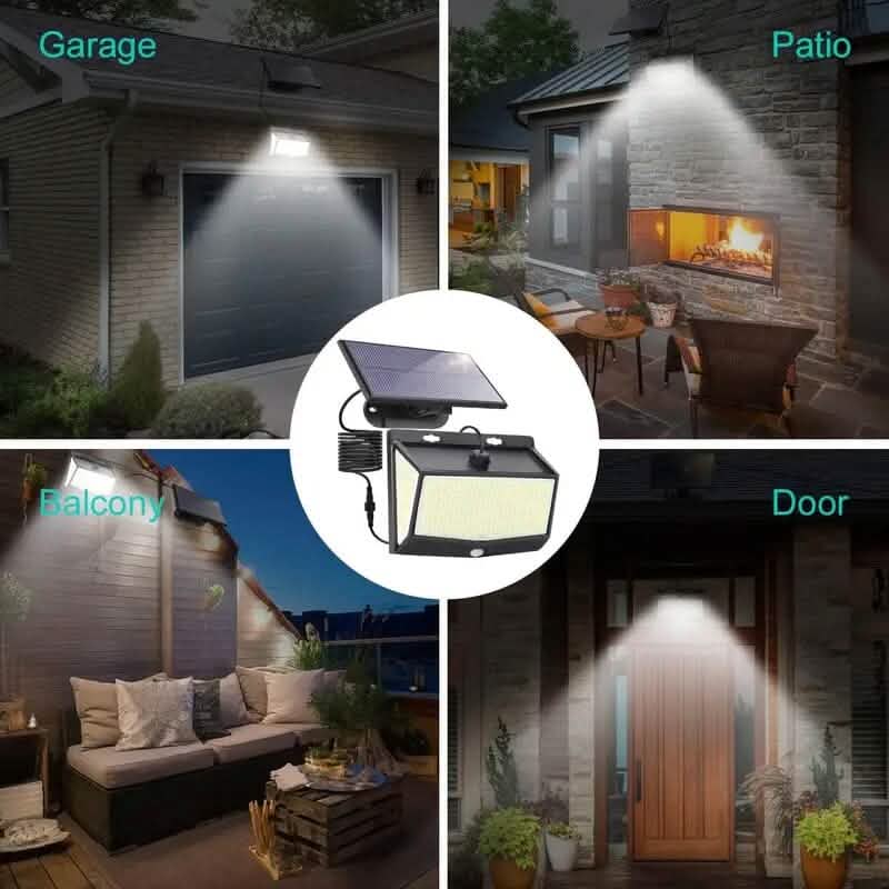 468 LED Solar Motion Sensor Security Outdoor Light 9