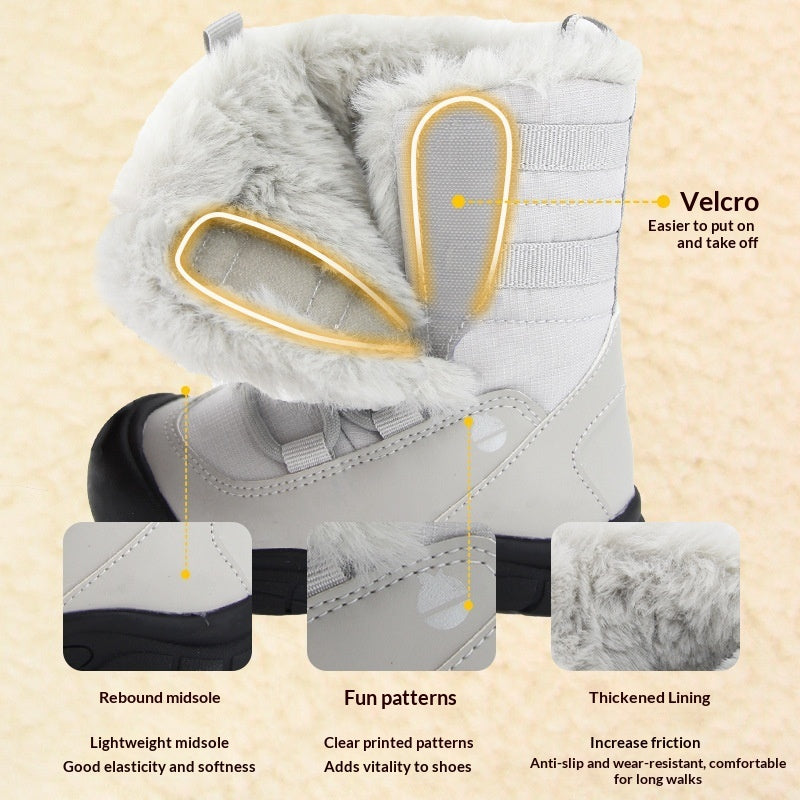 Thickened Snow Boots For Boys And Girls 3
